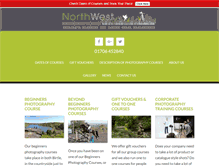 Tablet Screenshot of northwestphotographycourses.com